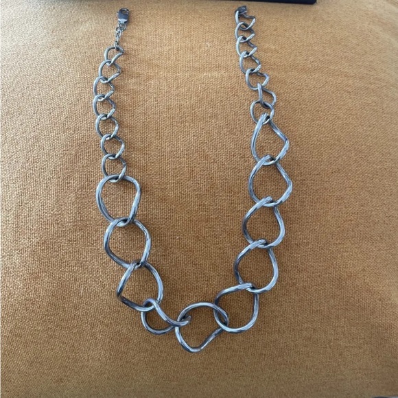 Silpada N1633 Sterling Silver Wavy Link Necklace🩶🩶 vintage - Picture 5 of 6